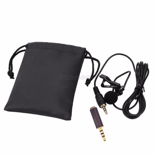 Micrófono Lavalier Solapa De Clip Para Celular Tableta