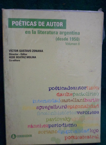 Poeticas De Autor En La Literatura Argentina- Victor Zonana