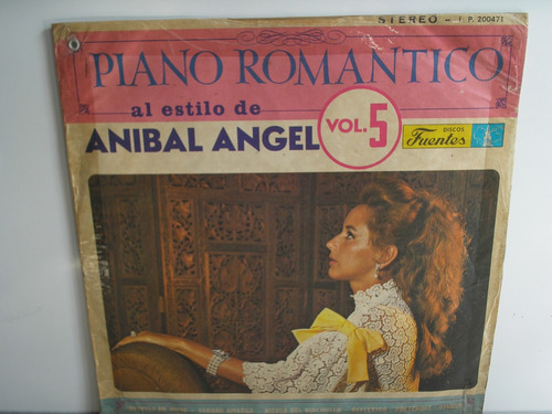 Lp Vinilo Anibal Angel Piano Romántico Vol 5