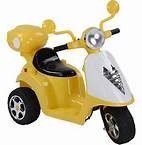 Moto Scooter Elétrica Infantil Tr0903c Sunny Amarelo 6v