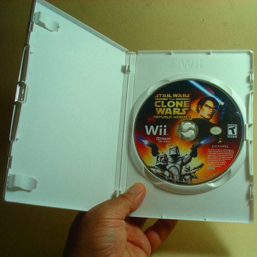 Stars Wars Clone Wars Republic Heroes, Consola Wii B/estado. (Usado)