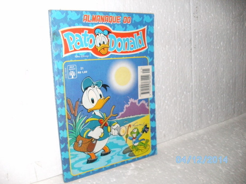 Gibi Hq Almanaque Do Pato Donald Nº21 Ed. Abril- Equipe Fj