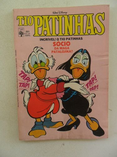 Tio Patinhas Nº 251 Editora Abril 1986