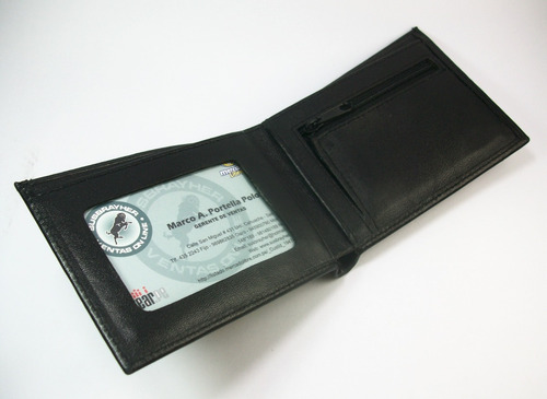 Imagen 2 de 6 de Billetera 100% Cuero Genuino Ejecutiva Regalo Ideal