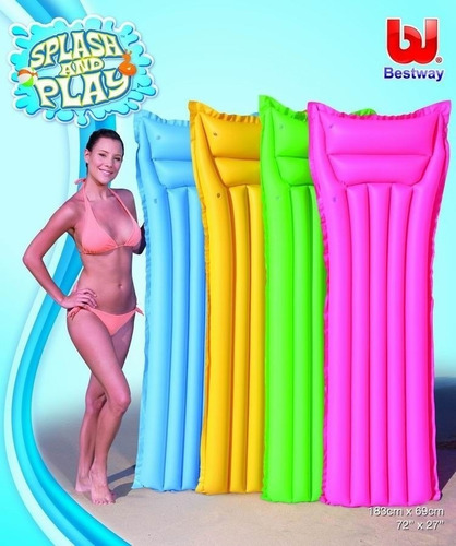 Colchoneta Inflable 183 X 69 Cm Para Pileta Bestway Efectivo