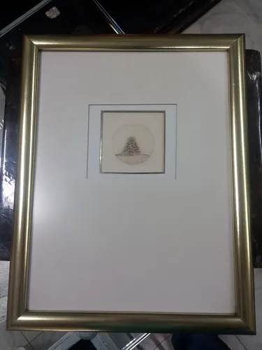 Cuadro Serigrafia 51/80 Tema Cafeto Artista Gloria Echavarri (Usado)