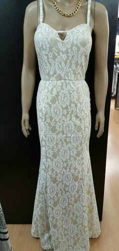 Vestido Largo Corte Sirena...