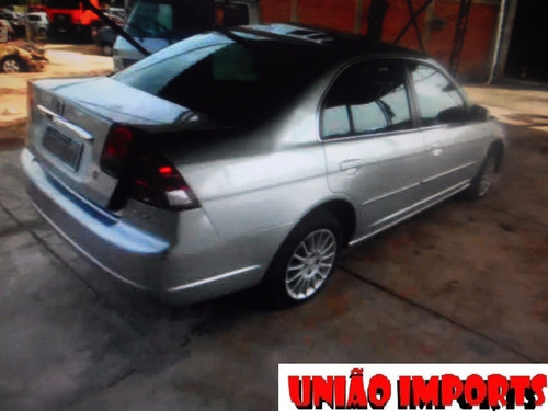 Sucata Honda Civic Lx 1.7 16v 2003 Retirada De Peças