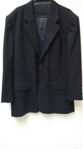 Blazer Social Lã Fria Risca De Giz Executivo Alfaiate 52