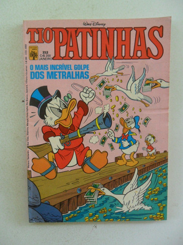 Tio Patinhas Nº 212 Editora Abril Jan 1983