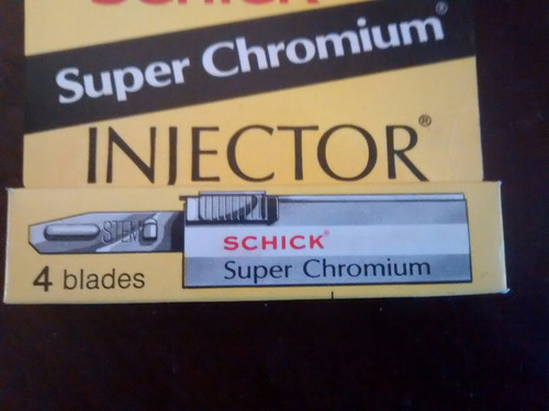 Imagen 2 de 5 de Antiguas Hojas De Maquina De Afeitar Schick Injector Super