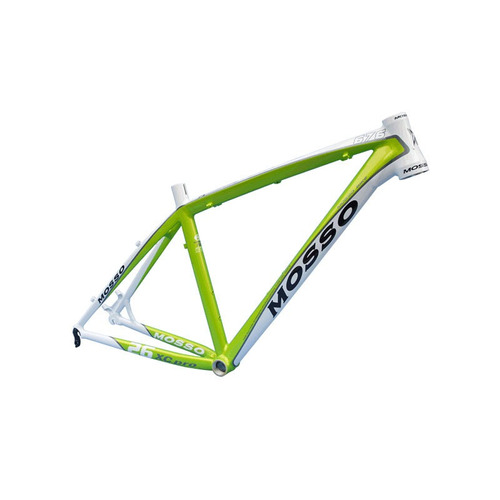 Quadro Mtb Xc 26 X 17 Mosso Pro 676 Tapered Branco C/ Verde