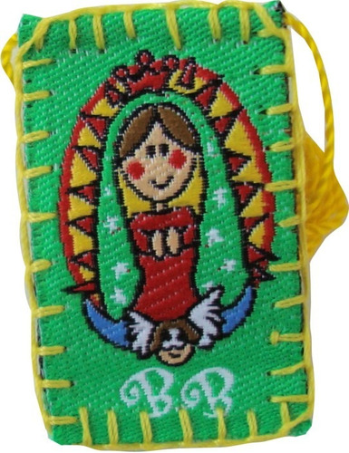 Escapulario Bordado Virgencita Angelitos Santitos 20x$200.00