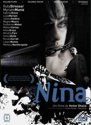 Nina - Dvd - Guta Stresser - Milhem Cortaz - Wagner Moura