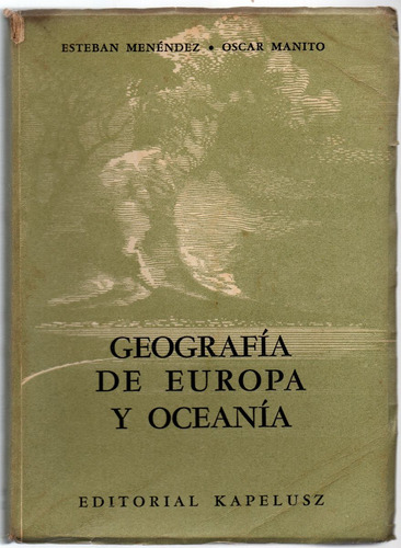 Esteban Menéndez & Oscar Manito - Geografía Europa Y Oceanía