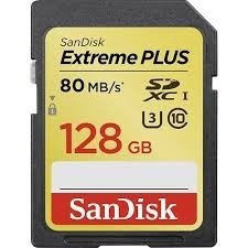 Tarjeta De Memoria Sdxc Sandisk Extreme Plus Uhs-3 De 128gb