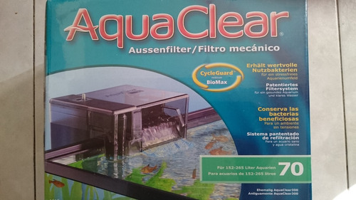 Filtro De Cascada Aquaclear 70 P/acuarios De 150-265l