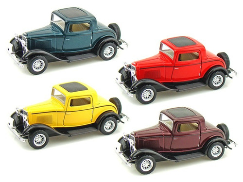 Perudiecast Ford 3 Window Coupe1932 / Kinsmart Escala 1:34