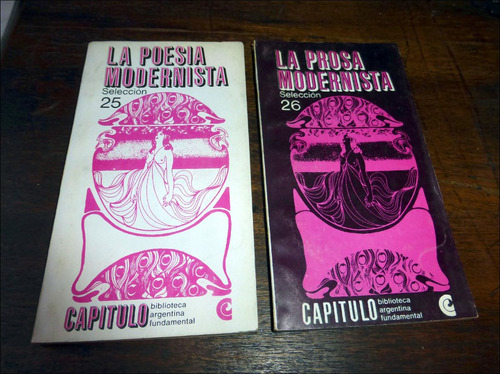 Lote X 2 Libros: La Prosa Modernista / La Poesia Modernista