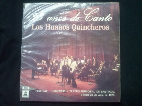 Lp Doble Los Huasos Quincheros 33 Años De Canto