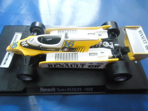 Miniatura Renault Turbo 1980 Re 20/23 1/43 Rene Arnoux