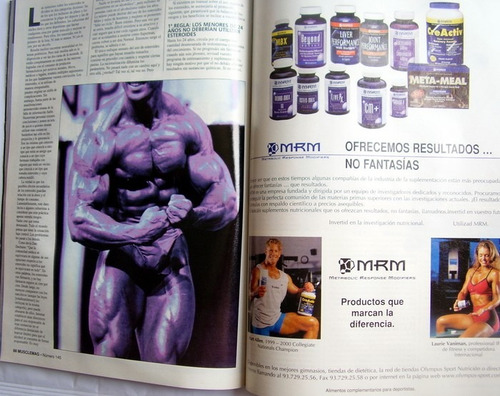 Fisicoculturismo Muscle Mag Numero 145 Revista Magazine