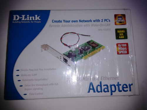 Placa De Rede D-link Dfe-530tx 10/100 Mb