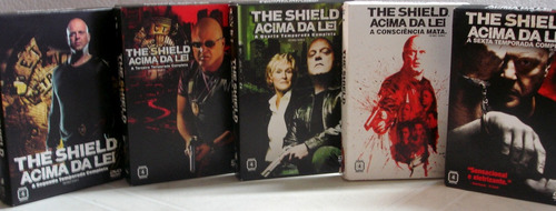 Dvd: The Shield - Acima Da Lei   Temporadas 2 A 6 20 Discos
