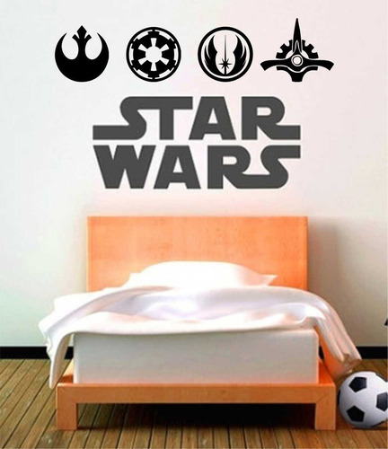 Adesivo De Parede - Star Wars - Dartwader - Jedy - Guerra