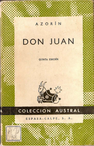 Don Juan -  Azorin - Espasa Calpe