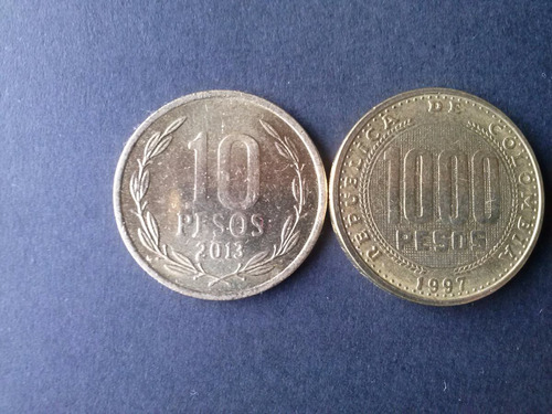 Moneda Colombia 1000 Pesos Bronce 1997 (c36)