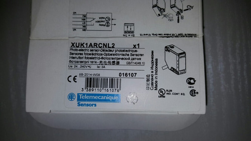 Sensor Fotoeléctrico Telemecanique Schneider Xuk1arcnl2
