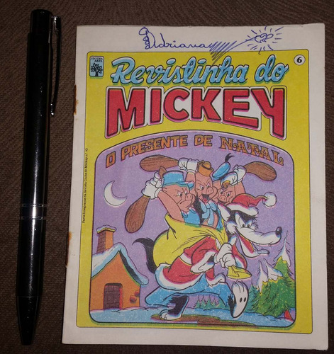 Hq Revistinha Do Mickey Nº 6 Editora Abril 1979