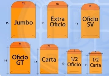 Sobres Manila Extra Oficio Color Naranja Paquete 250unidades