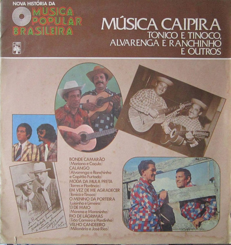 Lp Musica Caipira Nova Historia Da Mpb
