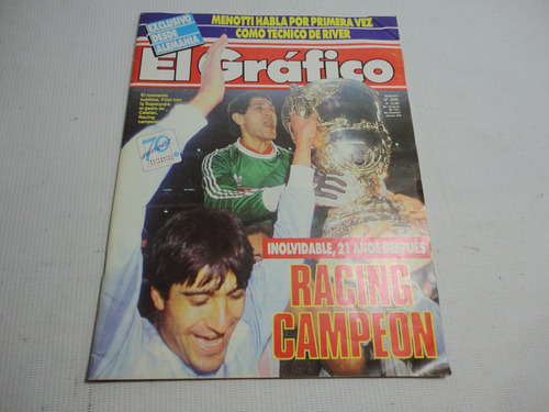 Racing Campeon El Grafico Revista Deporte 1988