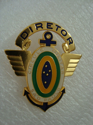 Emblema - Pin De Diretor Do Círculo Militar De São Paulo