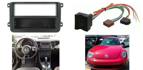 Adaptador Frente Y Arnes Volkswagen Beetle Año 2012 A 2015