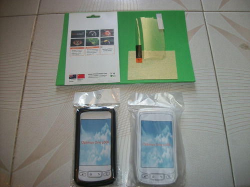 Combo De 4 Accesorios LG Optimus One P500 Envio Gratis!!!