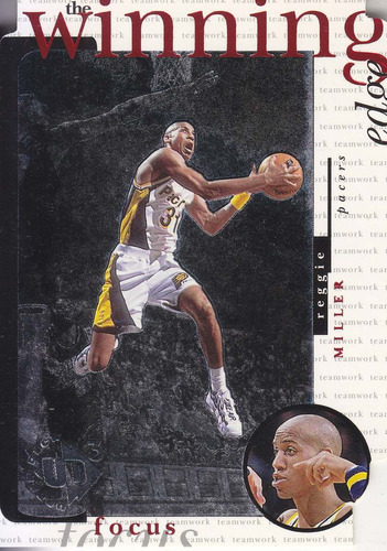 1996-97 Ud3 Winning Edge Reggie Miller Pacers