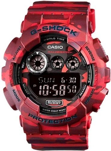 Reloj Casio G-shock Camuflado Gd-120cm-4dr - 100% Nuevo