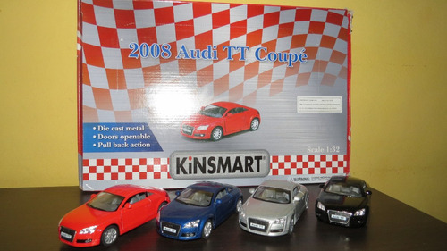 Perudiecast Audi Tt Coupe 2008 Kinsmart - Escala 1:32