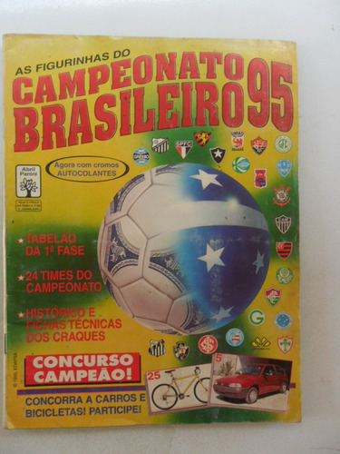 Album Campeonato Brasileiro 1995! Falta 42 De 480 Figurinhas