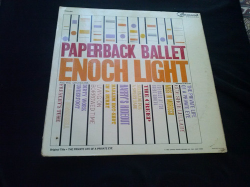 Lp Paperback Ballet Enoch Light And His Orchestra