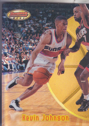1997-98 Bowman's Best Refractor Kevin Johnson Suns