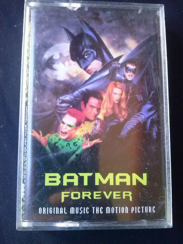 Casete Batman Forever Original Music Hte Motion Picture