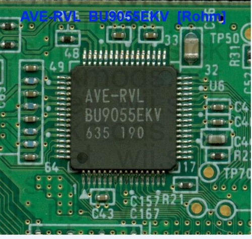 Chip Decodificador Audio Video Ave-rlv Bu9055ekv Nintendo Wi