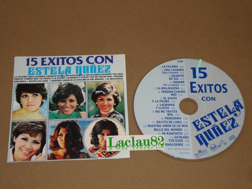 Estela Nuñez 15 Exitos 1993 Bmg Cd