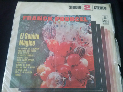 Lp Franck Porcel  El Sonido Magico The Sound Of Magic