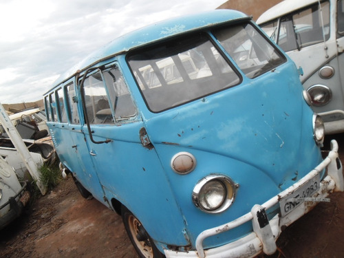 Kombi Vw Van Corujinha 1965 Funcionando Lisa De Lata P/ Rest